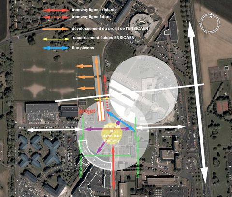 Analyse urbaine et insertion du projet à Caen