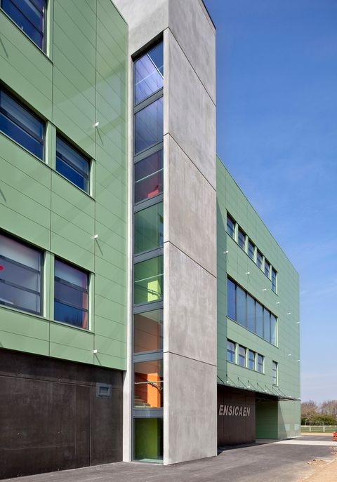 Vue d'ensemble du campus ENSICAEN à Caen