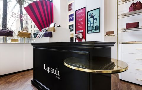 Display stands and designer furniture of the boutique