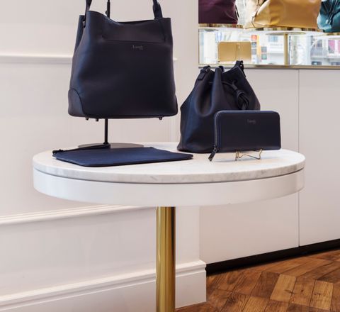 Sales area with designer lighting