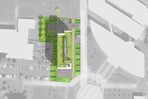 Plan masse du campus ENSICAEN
