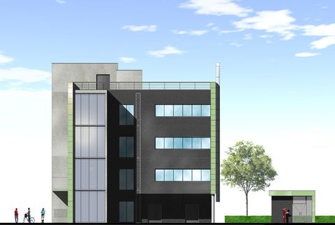 \u00c9lévation Nord du complexe ENSICAEN
