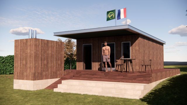 Poste de secours - Concept Piscine Tir aux pigeons