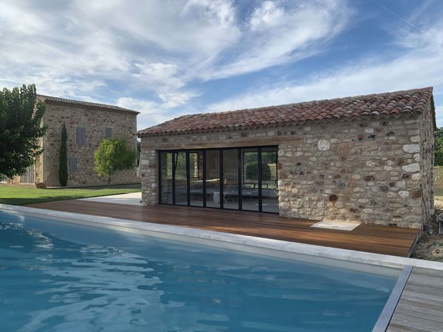 Pool house - vue secondaire - Roussillon